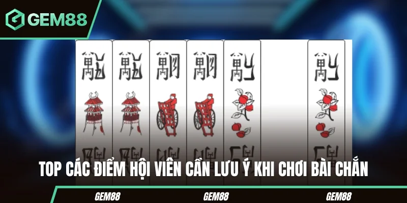 Các lỗi thường gặp khi học cách chơi bài chắn