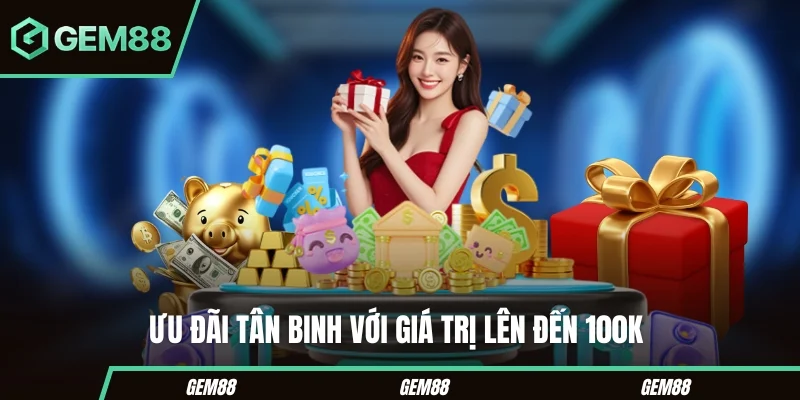 Ưu đãi dành cho thành viên mới tại GEM88
